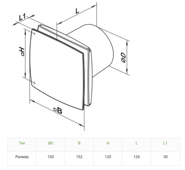 Вытяжной вентилятор Вентс 100 ЛД К цена 0 грн - фотография 2