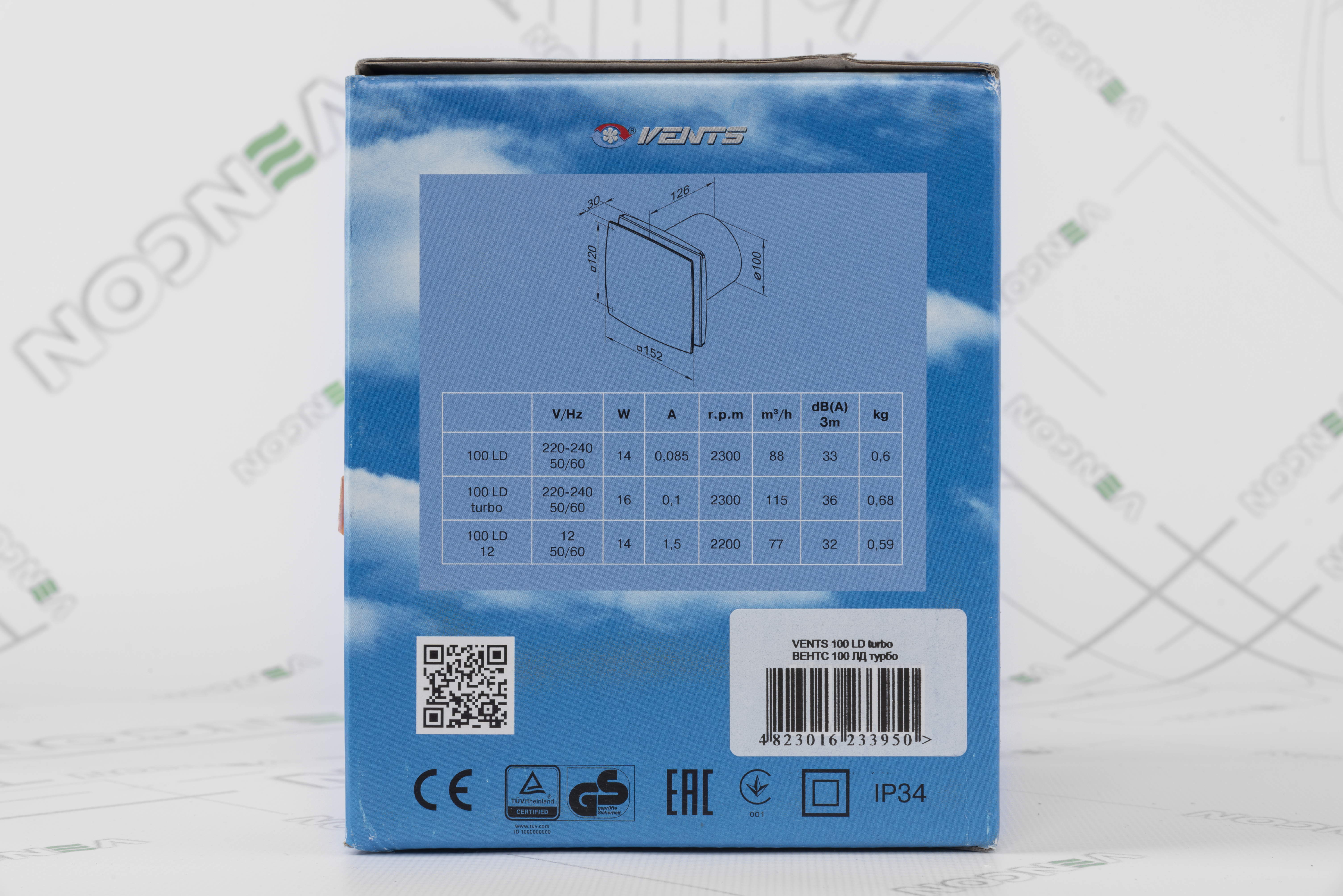 Вытяжной вентилятор Вентс 100 ЛД турбо инструкция - изображение 6