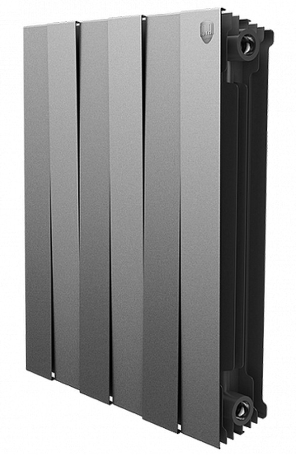 Радиатор для отопления Royal Thermo Piano Forte 500 серый 8 секций в интернет-магазине, главное фото