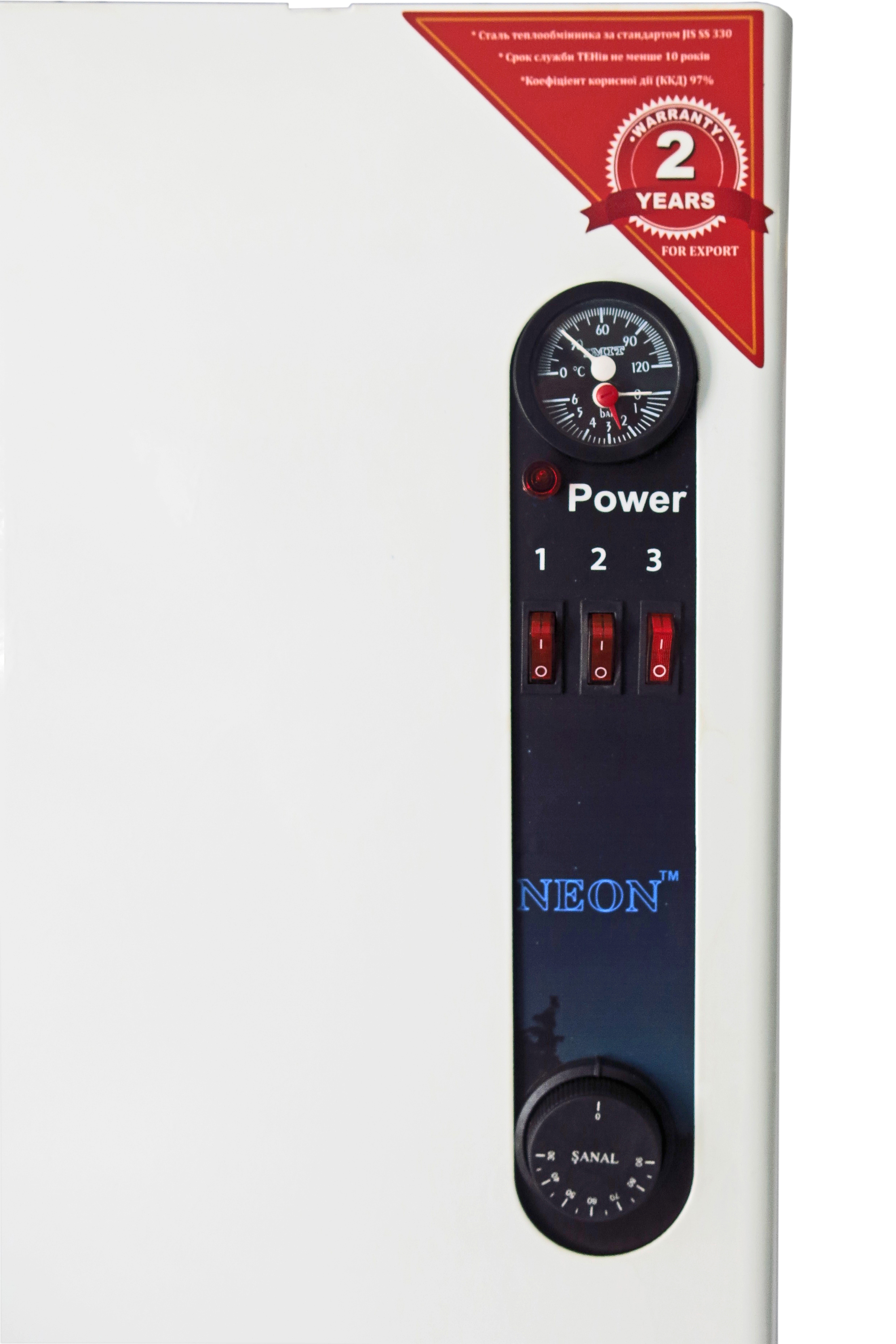 Електричний котел Neon WCSM\WH 24/24 кВт 380V (МП) ціна 0.00 грн - фотографія 2