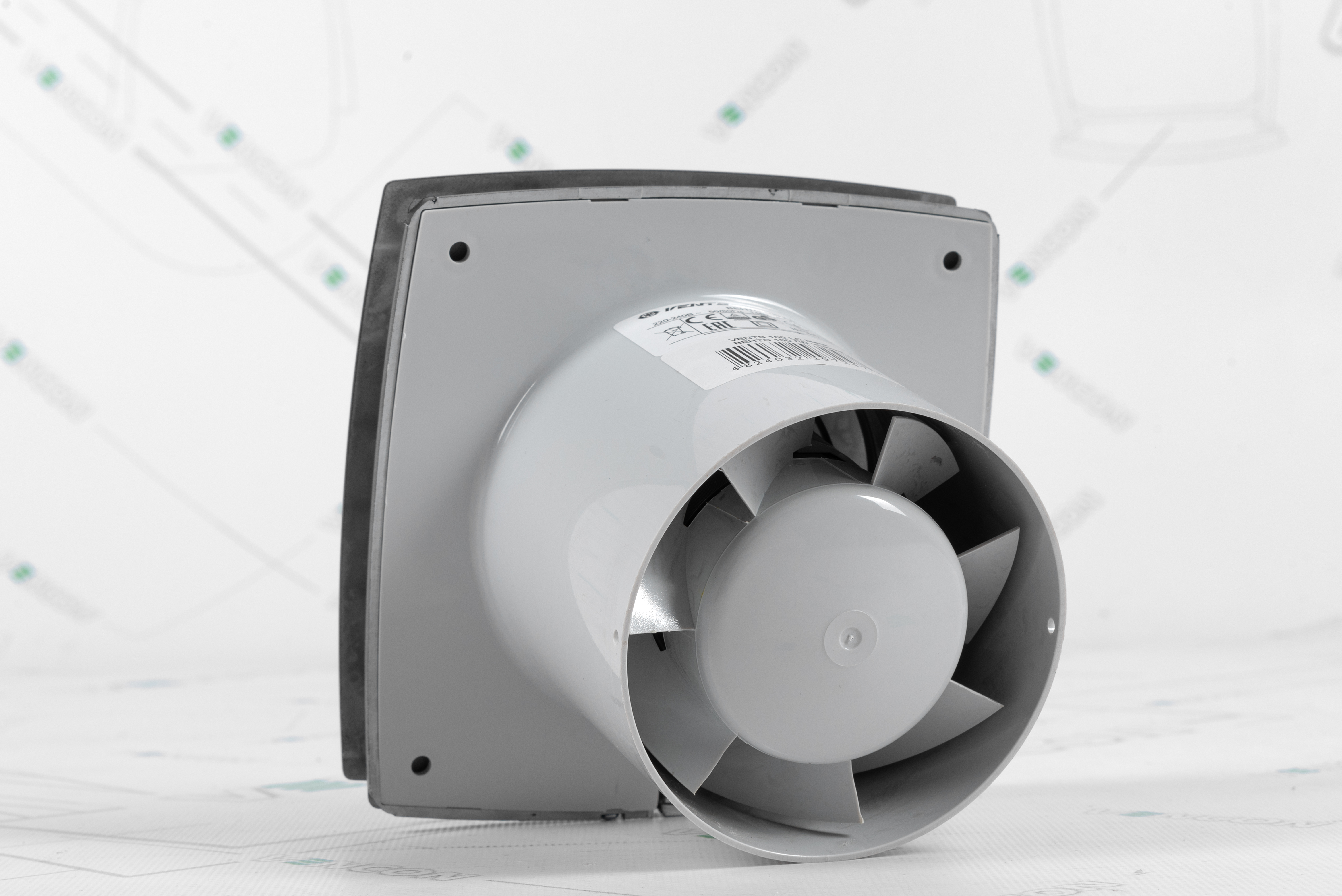 Вытяжной вентилятор Вентс 100 ЛД черный инструкция - изображение 6