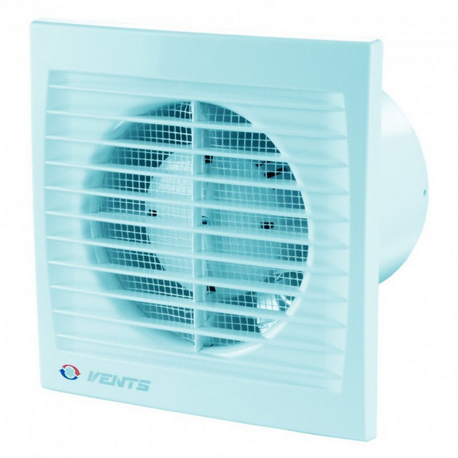 Синий вытяжной вентилятор Вентс 100 С голубой