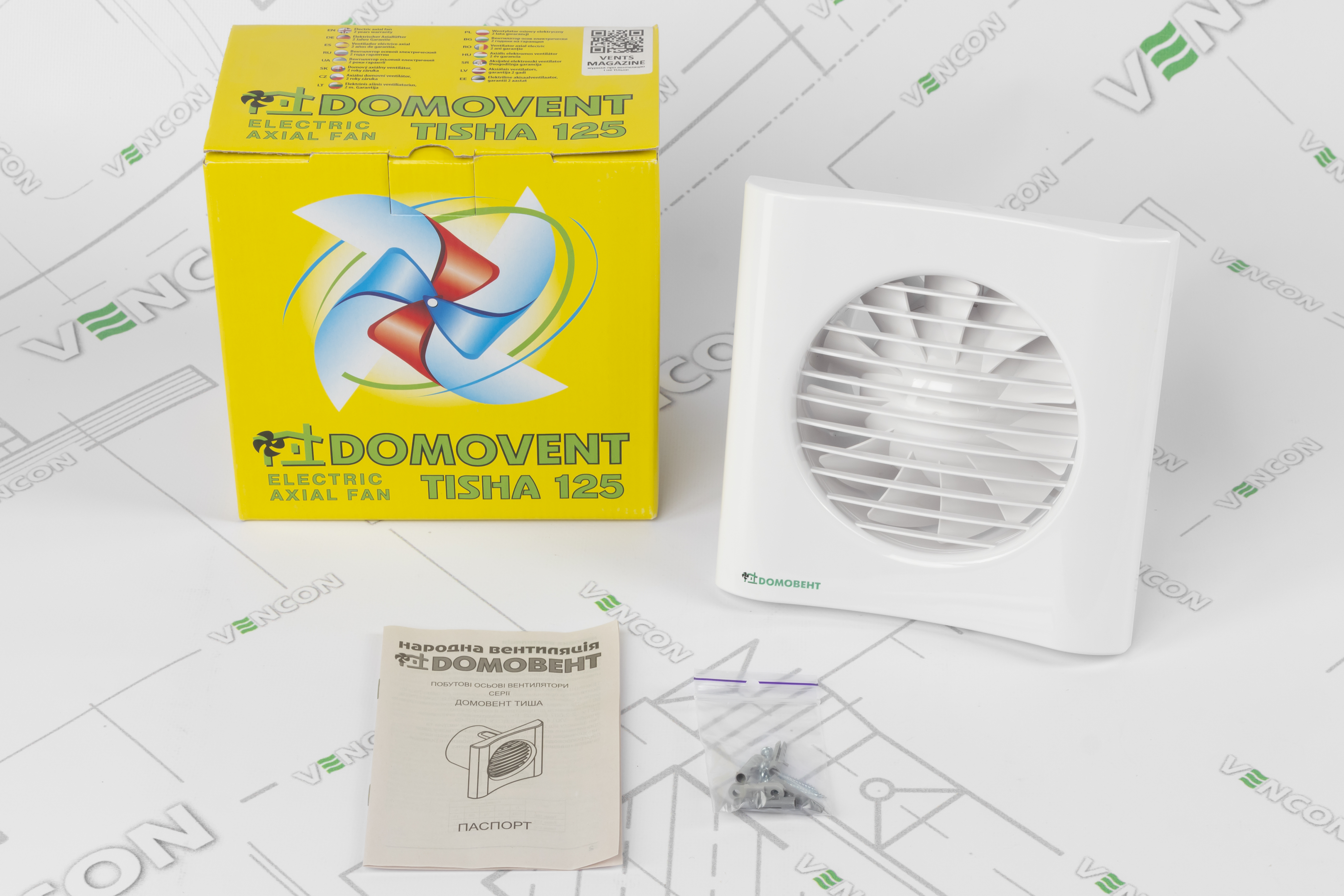 Вытяжной вентилятор Домовент 125 Тиша Л характеристики - фотография 7