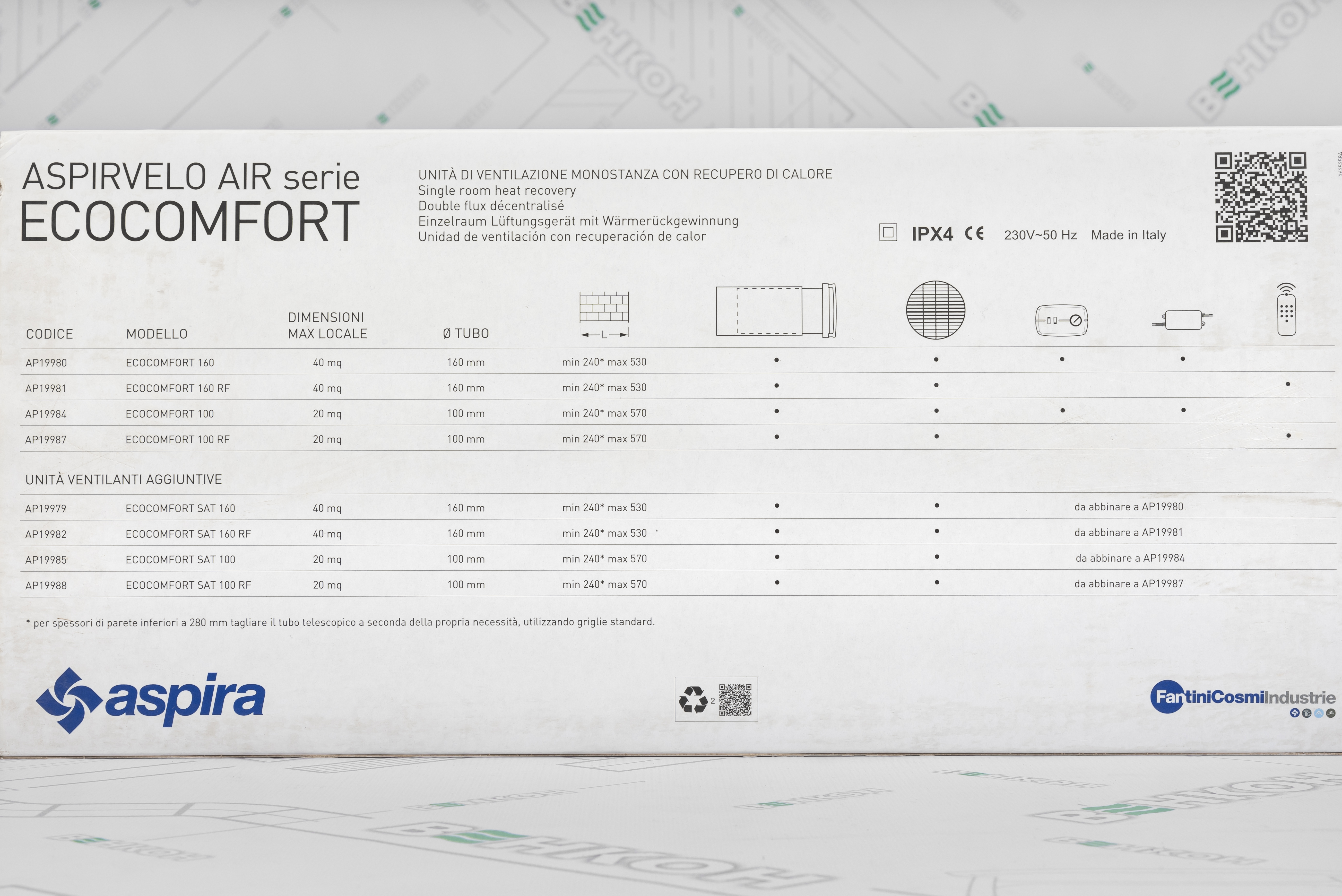 картка товару Aspira Ecocomfort SAT 160 RF - фото 16