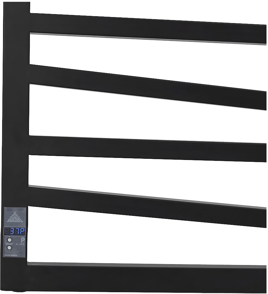 Полотенцесушитель Laris Зебра Мираж ЧКЧ12 500x1200 Э (подкл. справа) отзывы - изображения 5