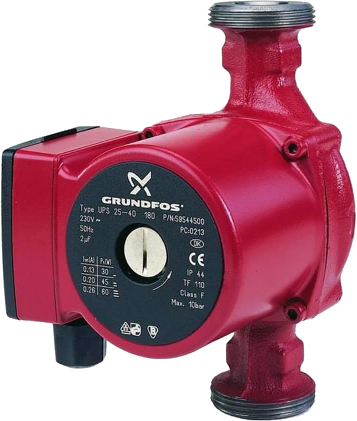 Циркуляційний насос Grundfos для гарячої води Grundfos UPS 32-40 180 (98368439)