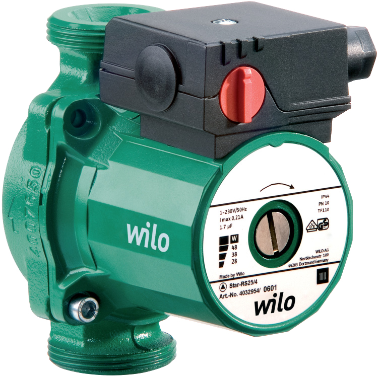 Циркуляционный насос Wilo для газового котла Wilo Star-RS 25/4-130 (4033776)