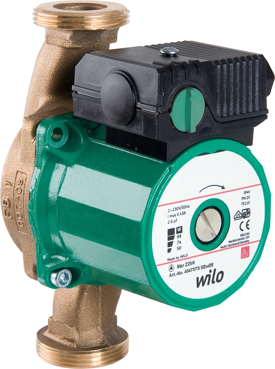 Циркуляційний насос Wilo для гарячої води Wilo Star-Z 20/7 EM (4081203)