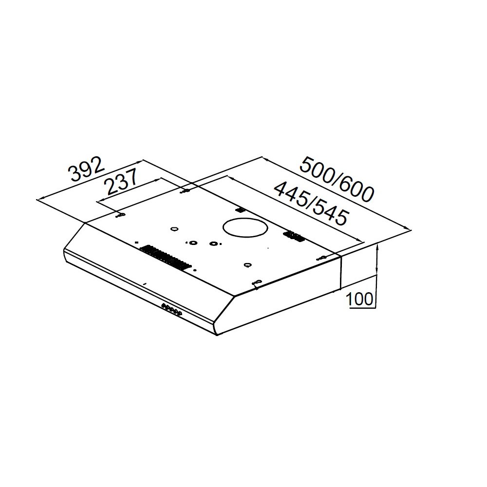 Pyramida UX 60 IX Габаритные размеры