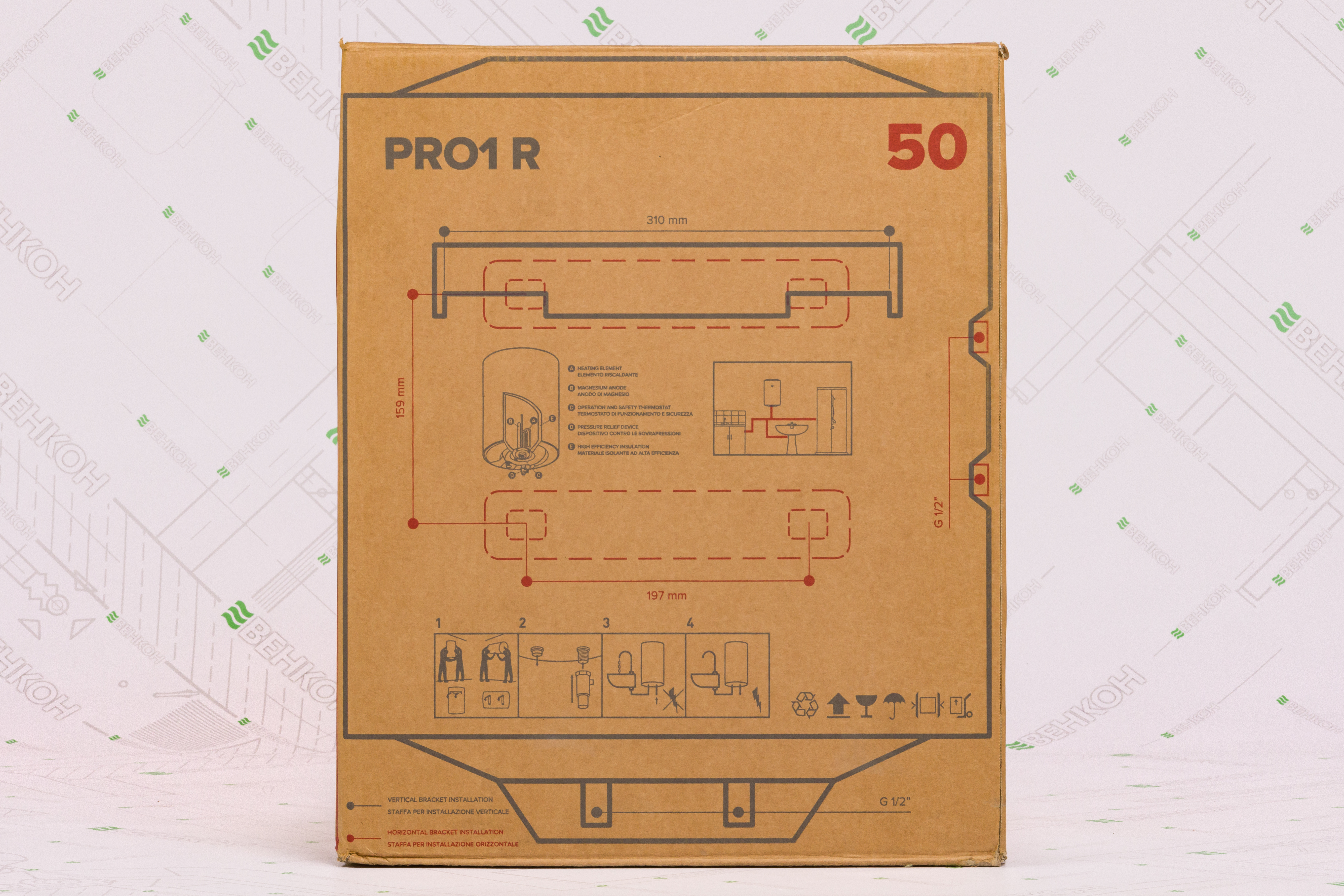 продукт Ariston PRO1 R 50 V 1,5K PL Dry (3201450) - фото 14