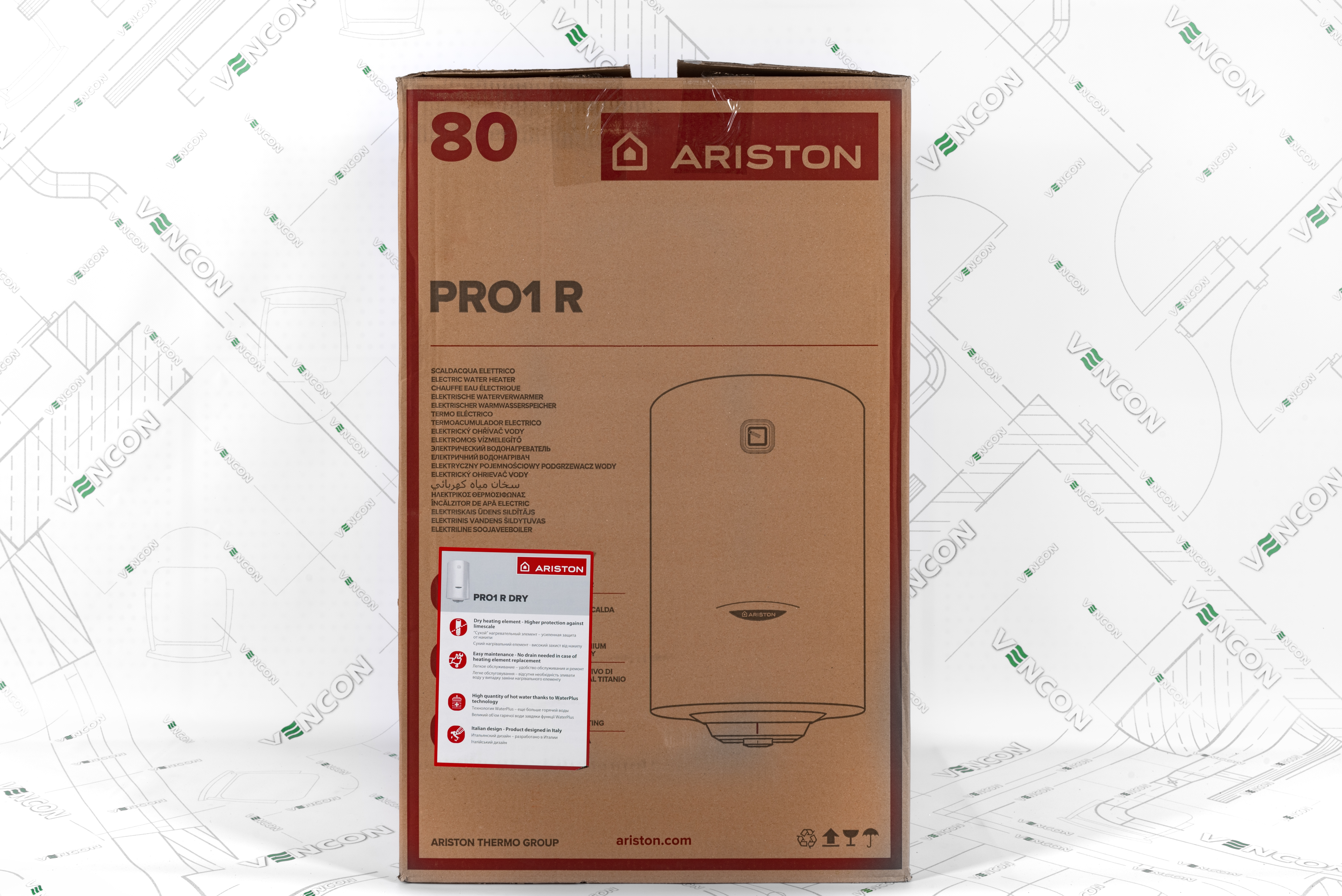 Ariston PRO1 R 80 V 1,5К PL Dry в магазині - фото 17