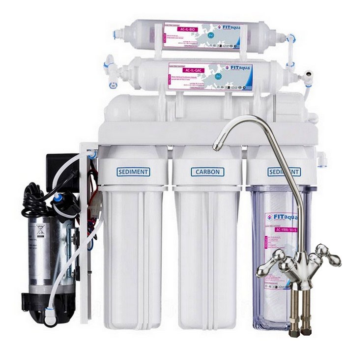 Цена фильтр fitaqua для воды FITaqua RO7 Booster Pump в Киеве