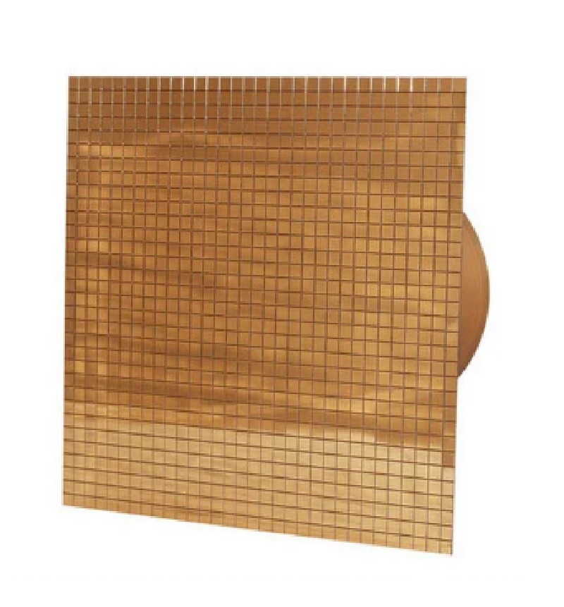 Золотистый вытяжной вентилятор MMotors ММ-Р 06 90 м3/ч (мозаика золото)