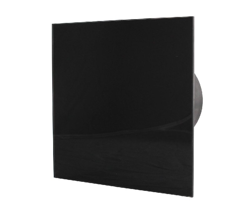 Черный вытяжной вентилятор MMotors ММ-Р 06 169 м3/ч (черный глянец)