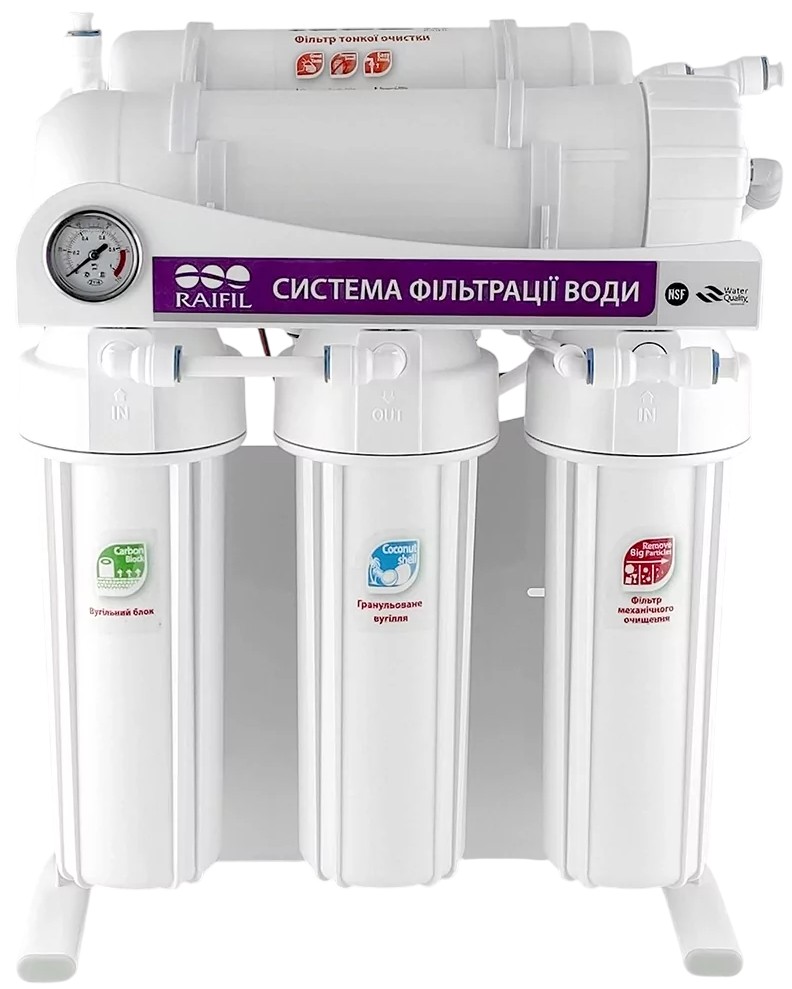 Фільтр для води Raifil 500G-3/8 10"Slim w M