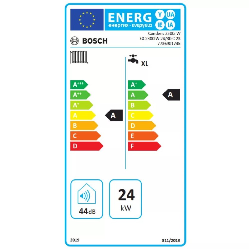 Газовый котел Bosch Condens GC2300iW 24/30 C 23 (7736902153) цена 47600.00 грн - фотография 2