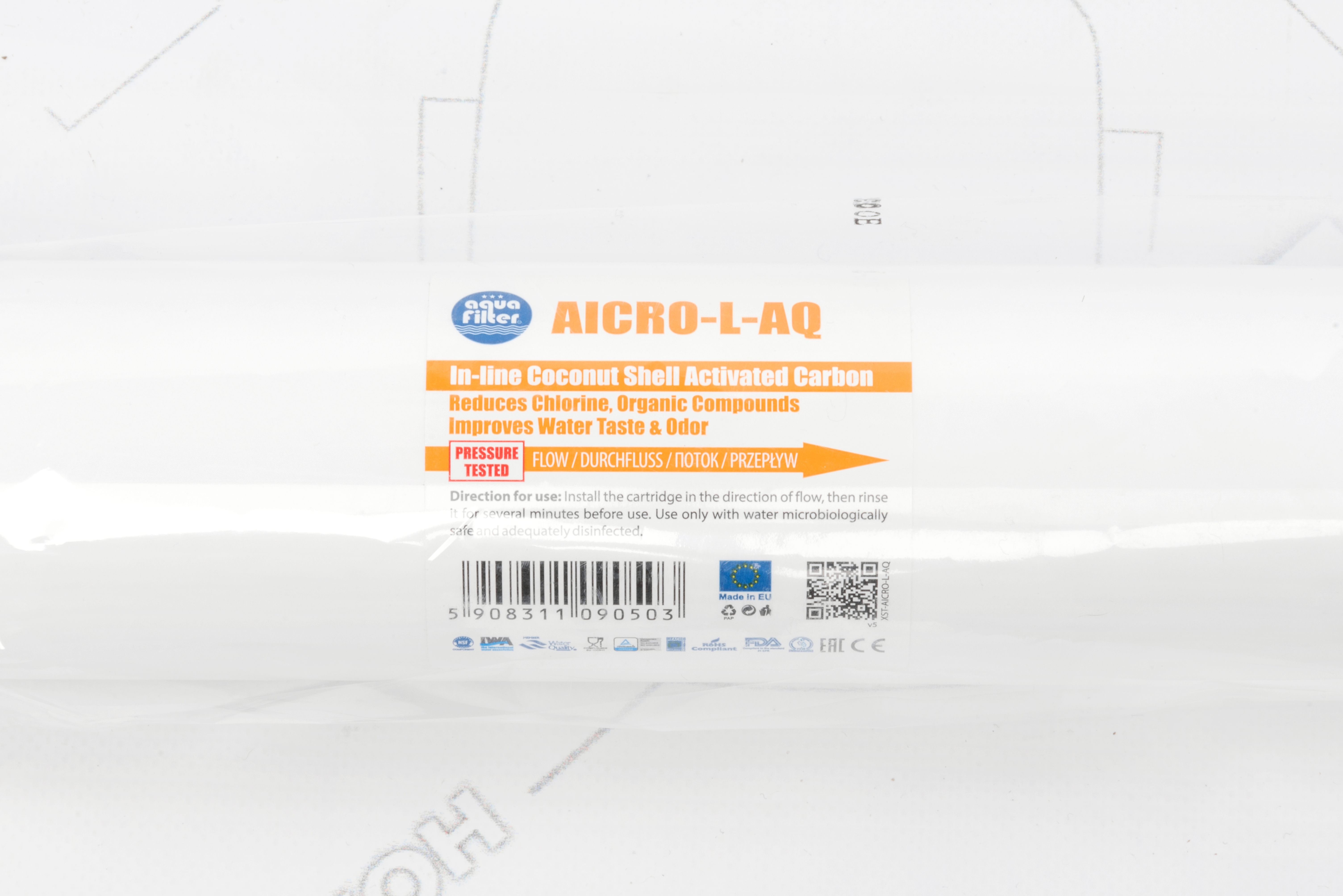 в продажу Картридж для фільтра Aquafilter AICRO-L-AQ (вугілля)  - фото 3
