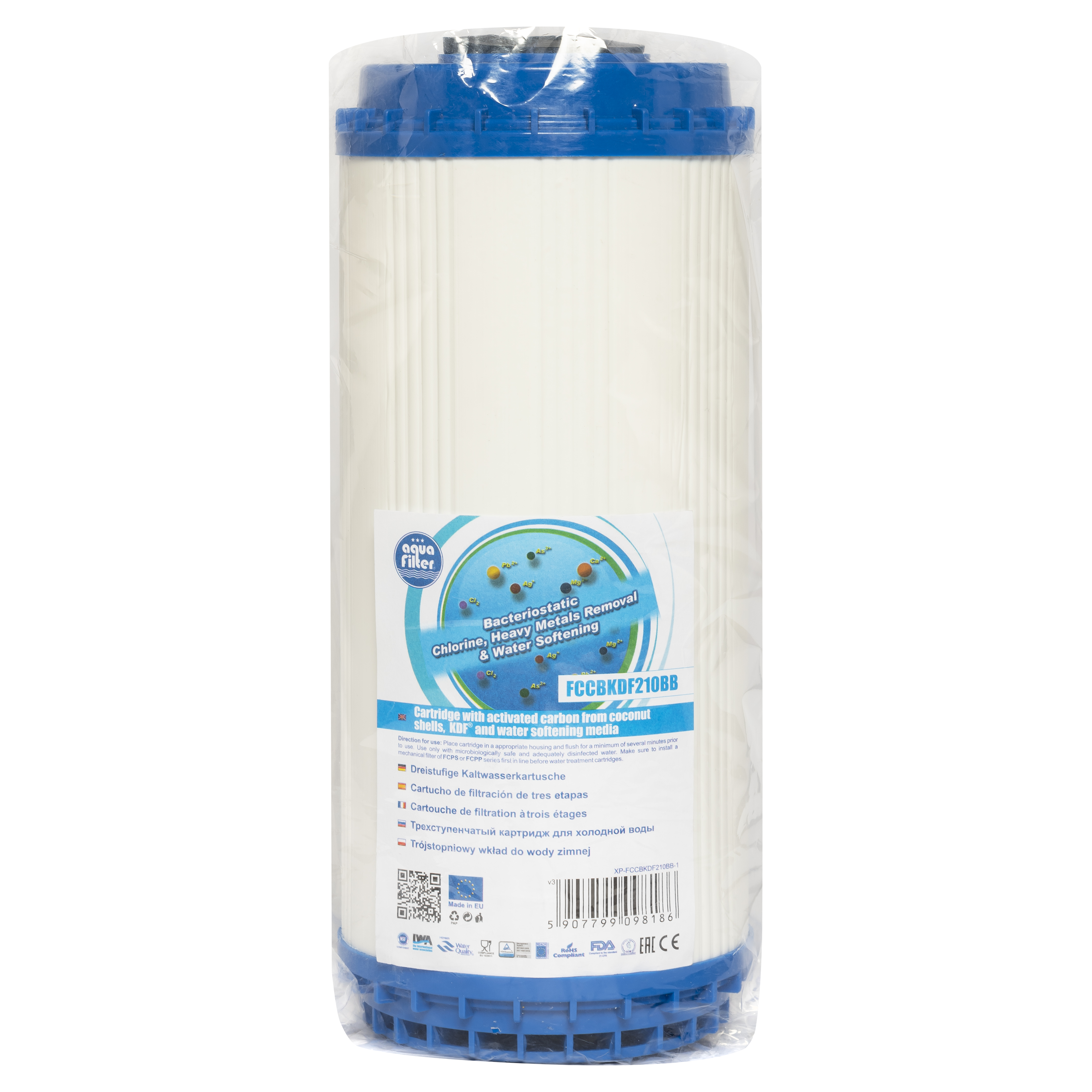 Картридж Aquafilter от неприятного запаха Aquafilter FCCBKDF210BB (Уголь) 