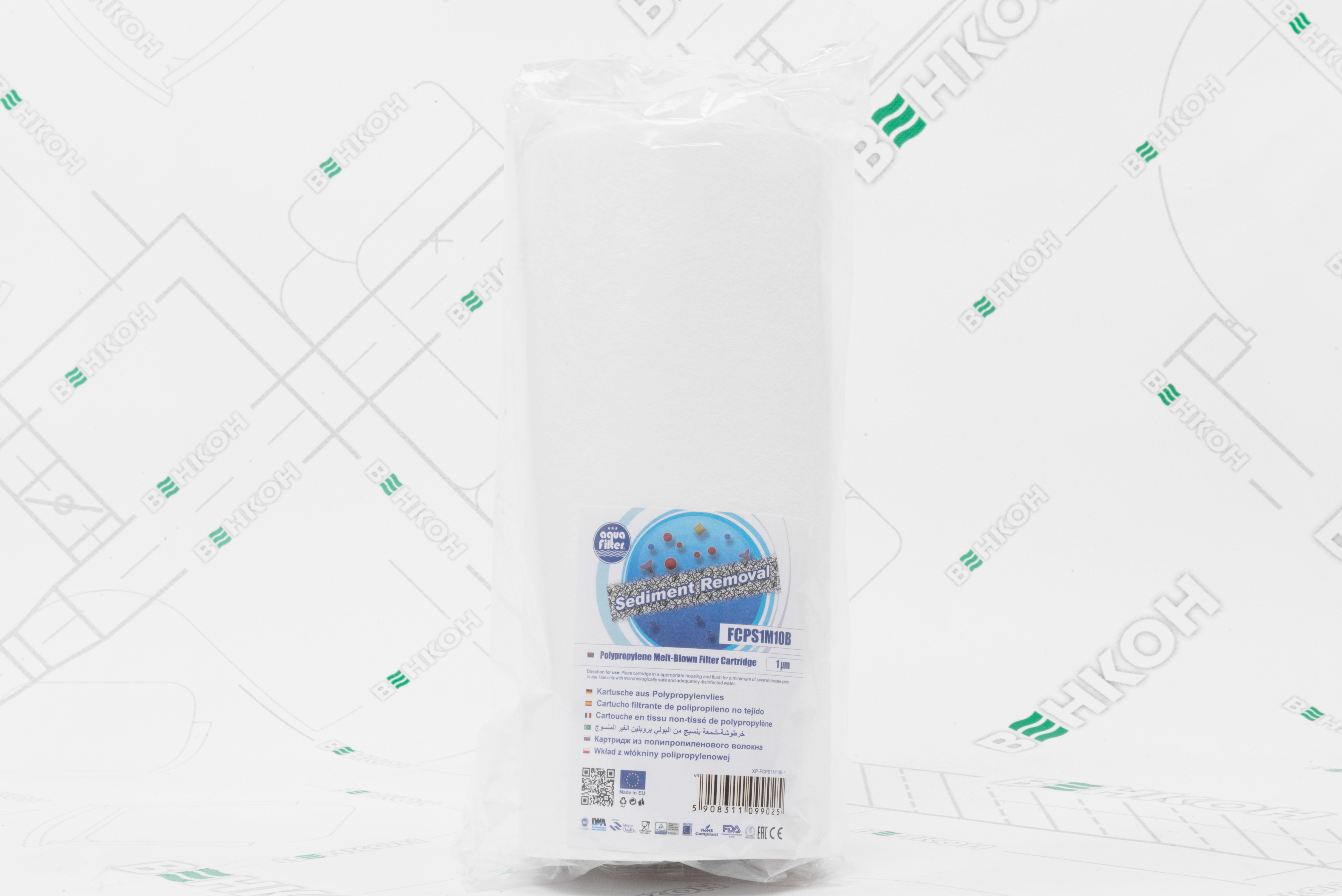 Картридж для фильтра Aquafilter FCPS1M10B (механика)  цена 209.00 грн - фотография 2