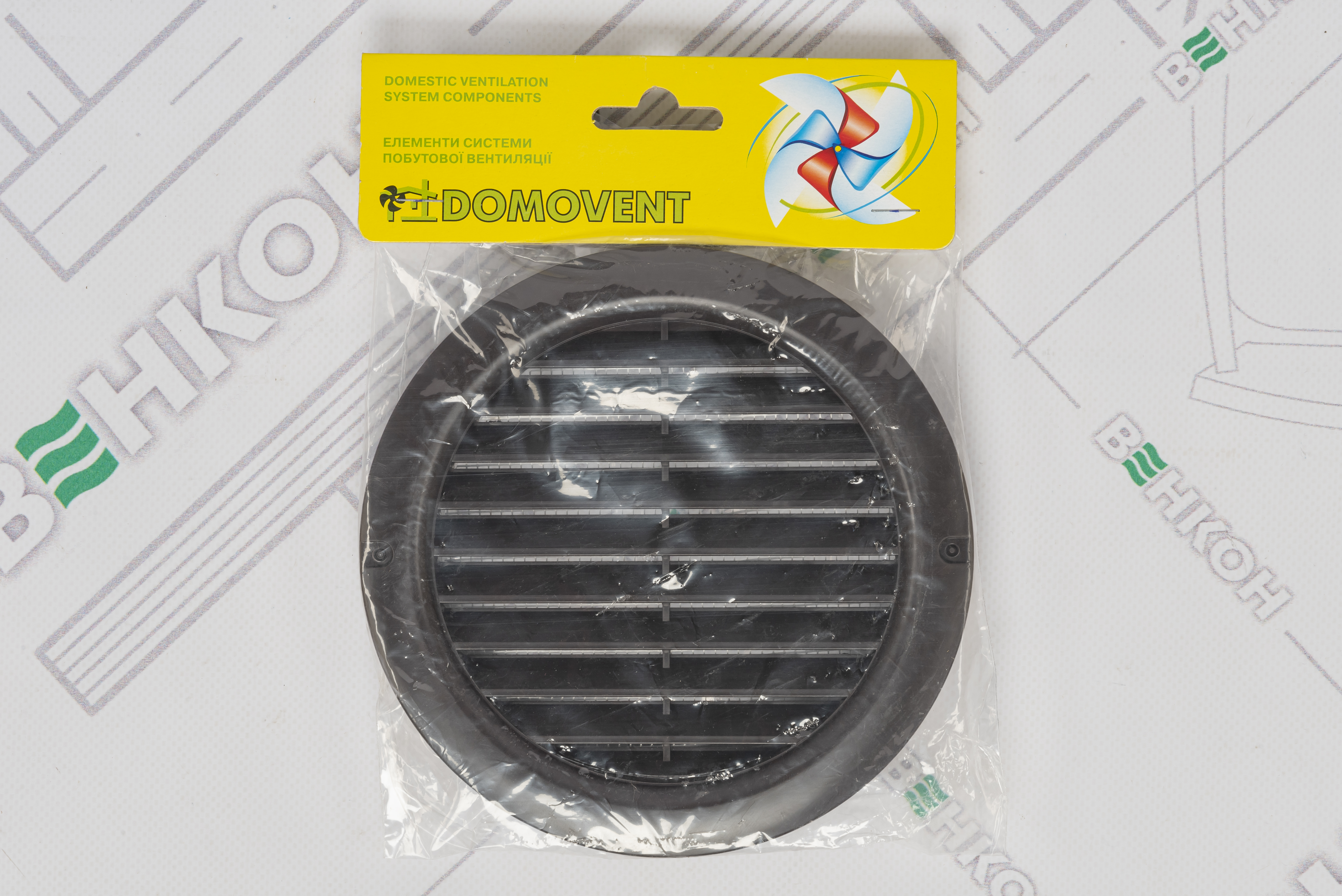 Решітка вентиляційна Домовент ДВ 125 бВс коричнева відгуки - зображення 5