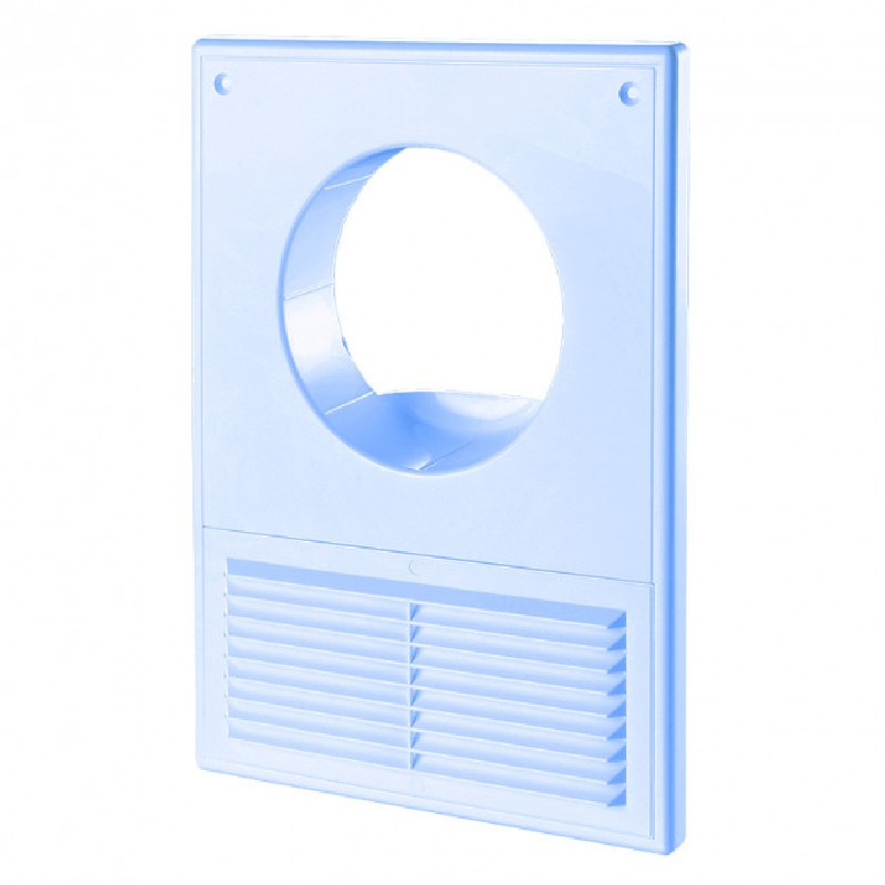 Решетка вентиляционная Домовент ДВ 100 Кс голубая в интернет-магазине, главное фото