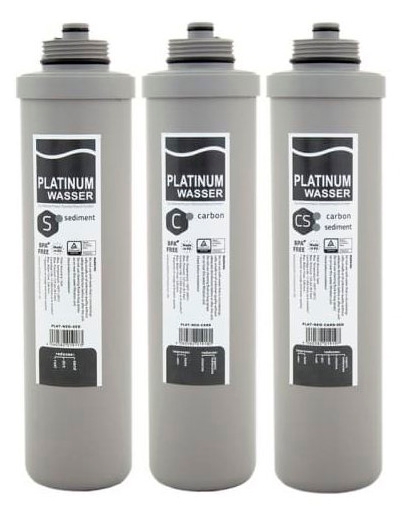 Комплект картриджей для фильтров Platinum Wasser комплект нижнего ряда для систем NEO