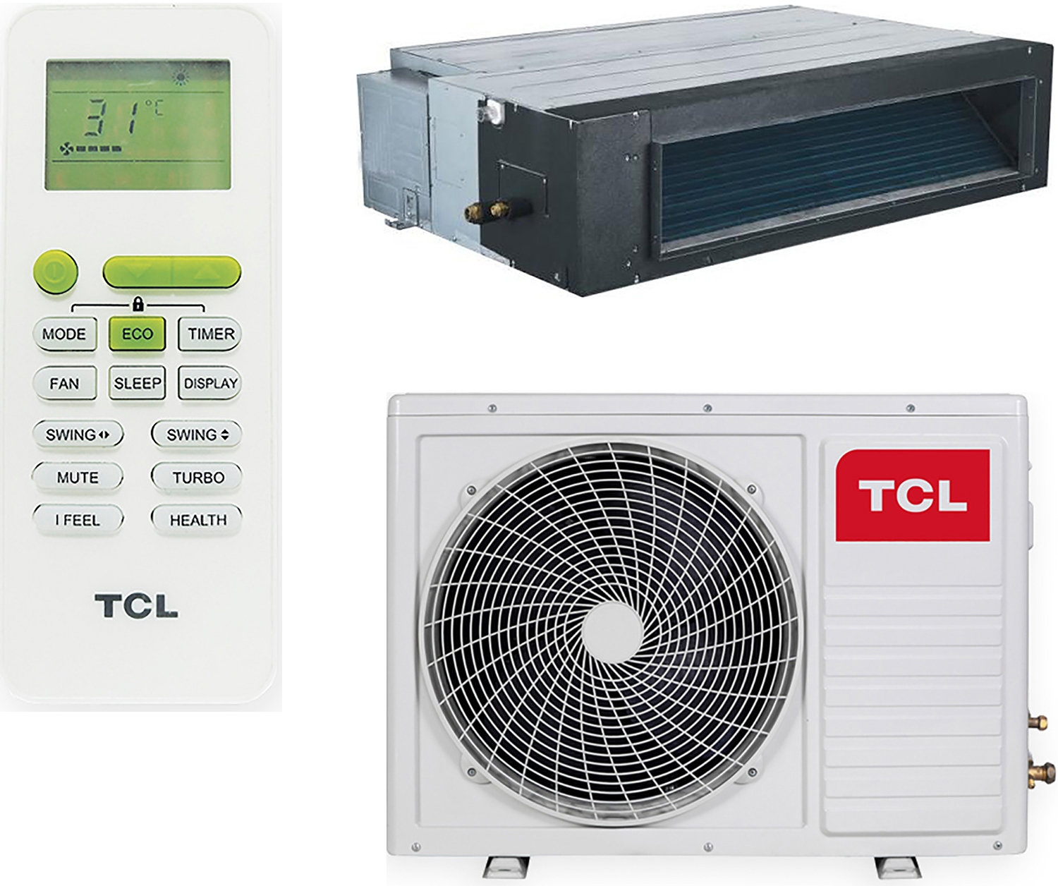 Кондиционер сплит-система TCL TCA-18D2HRA/DVI/TCA-18HA/DVO в интернет-магазине, главное фото