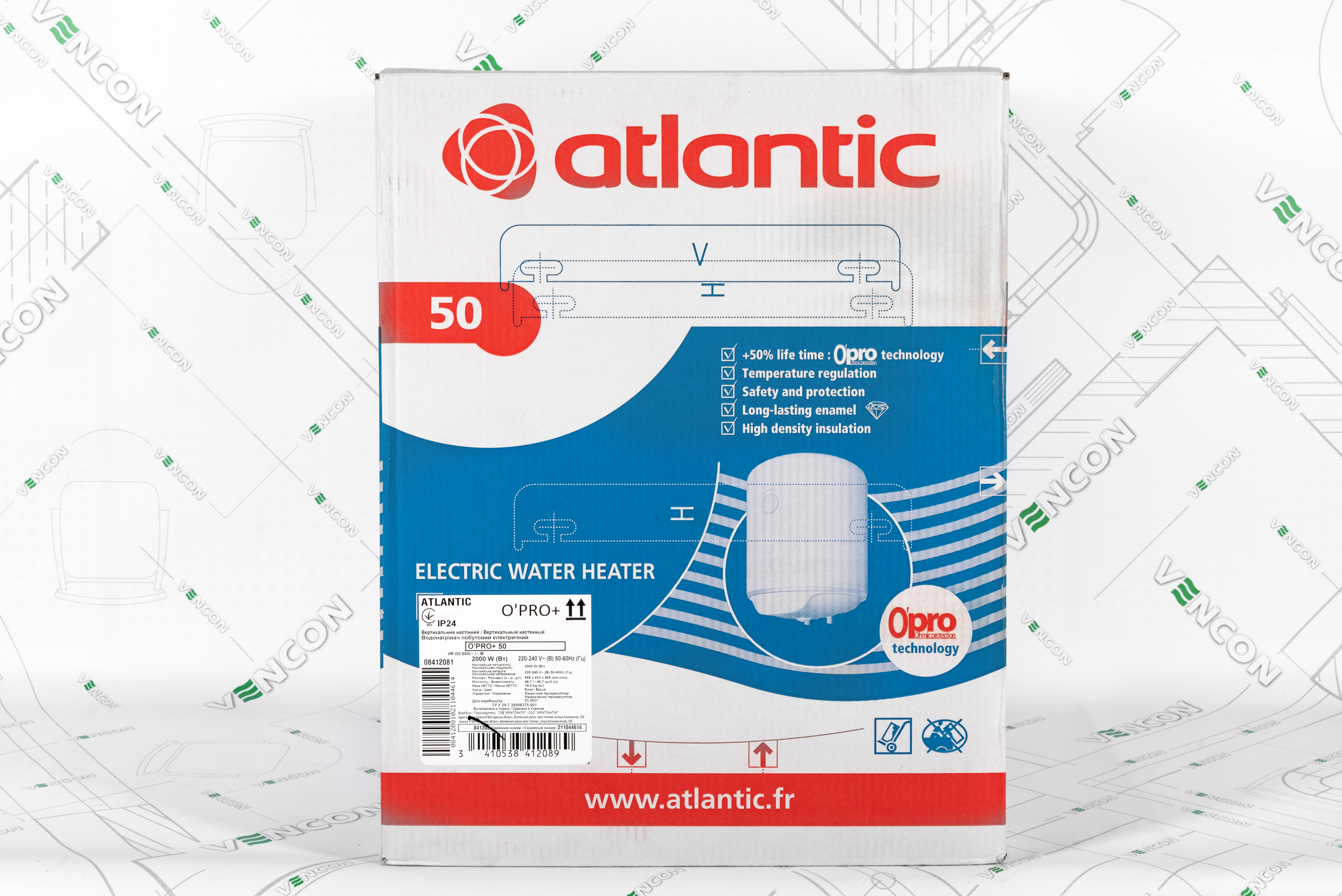 продукт Atlantic O'PRO+ VM 050 D400-1-M (2000W) - фото 14