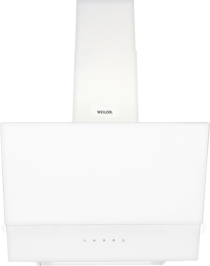 Белая  вытяжка Weilor PDS 6140 WH 750 LED Strip