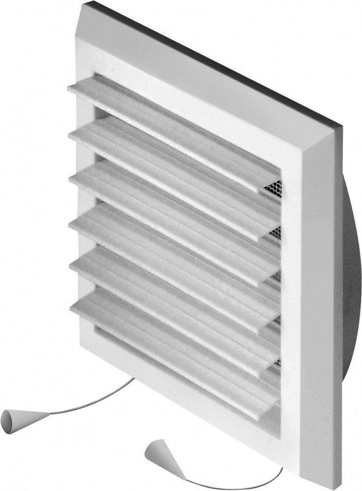 Решетка вентиляционная Awenta Т-37 (175х175 + жалюзи) в интернет-магазине, главное фото