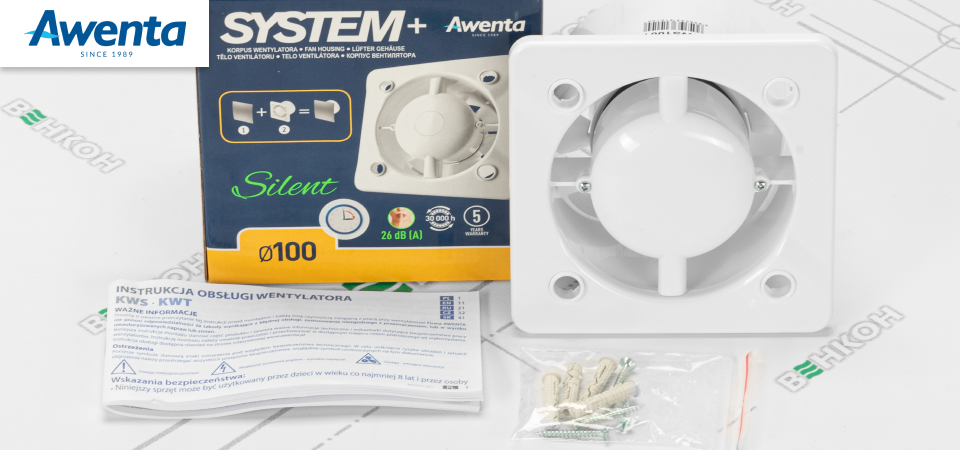 Особенности установки Awenta System+ Silent KWT100