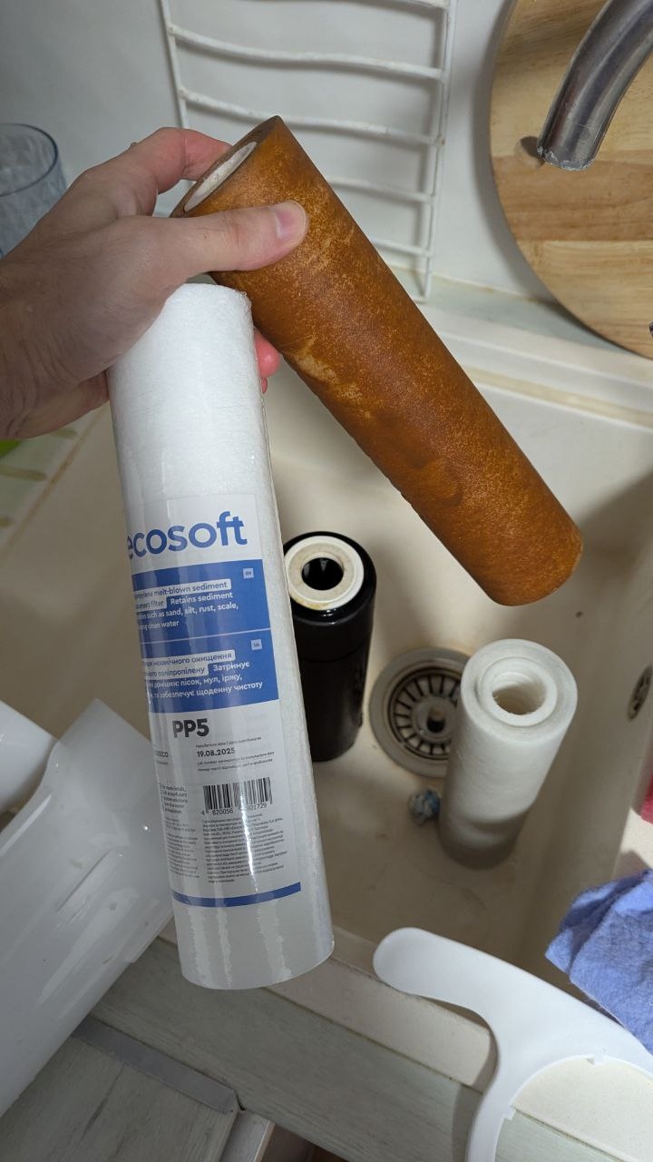 Фото №2 від покупця Viktor Khilchuk до товару Комплект з 5 картриджів для фільтра зворотного осмосу