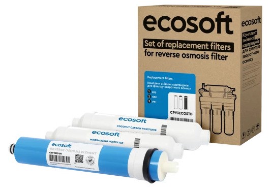 Картридж от споров Ecosoft Standard с минерализатором (CPV6POSTMIN50GPD)