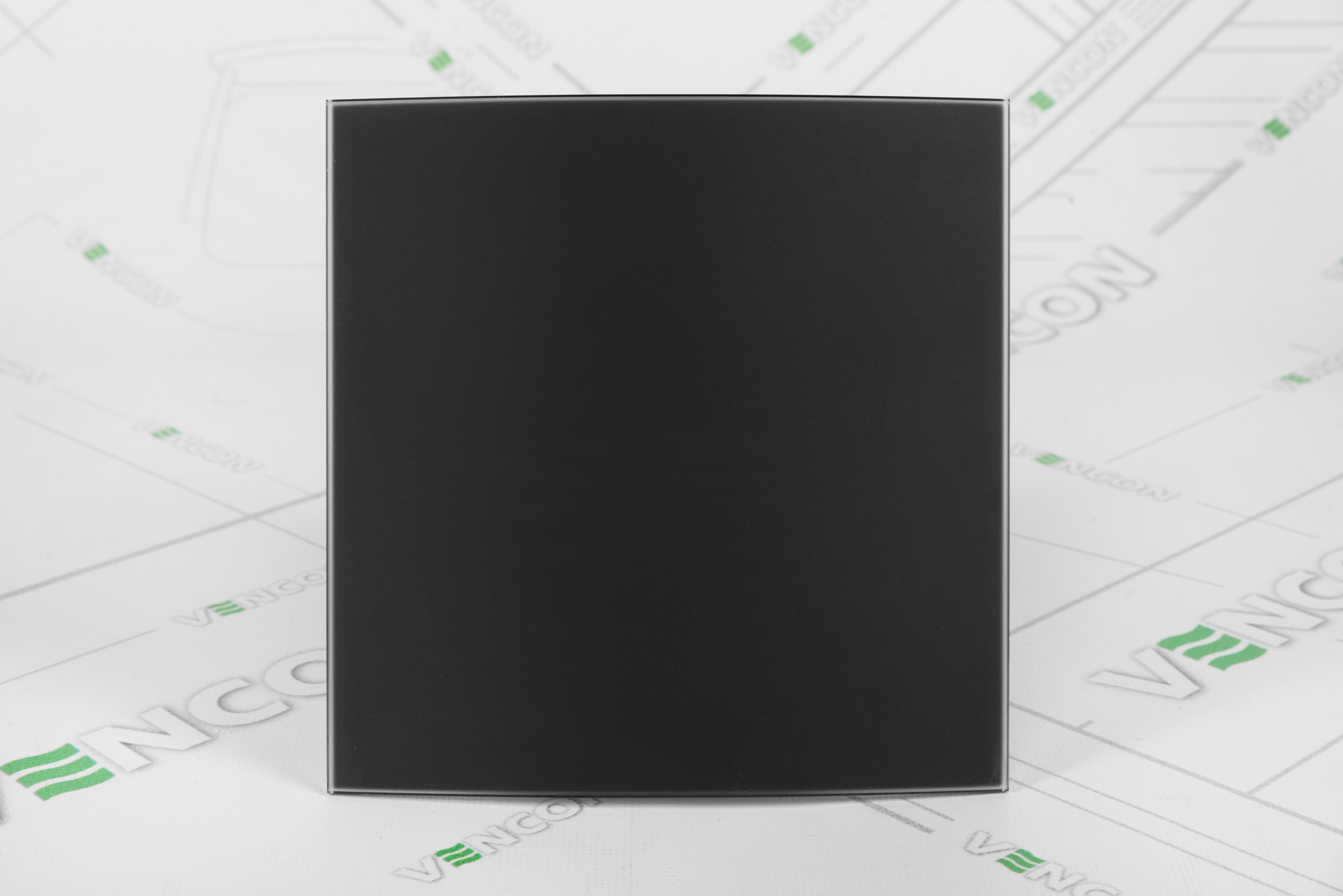 в продаже Крышка к вентилятору Awenta Escudo PEGB100M Black Matte Glass - фото 3