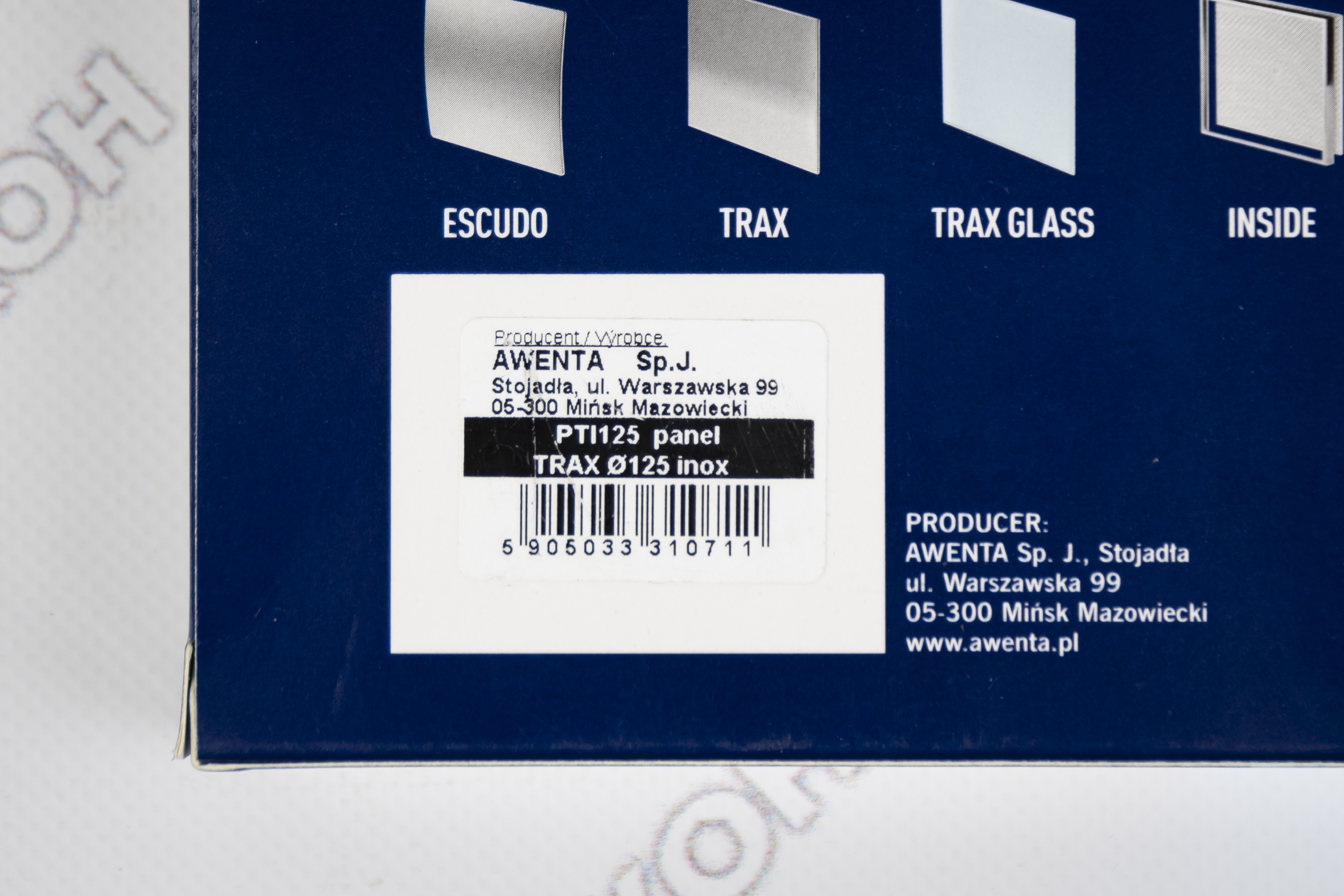 Крышка к вентилятору Awenta Trax PTI125 Inox обзор - фото 8