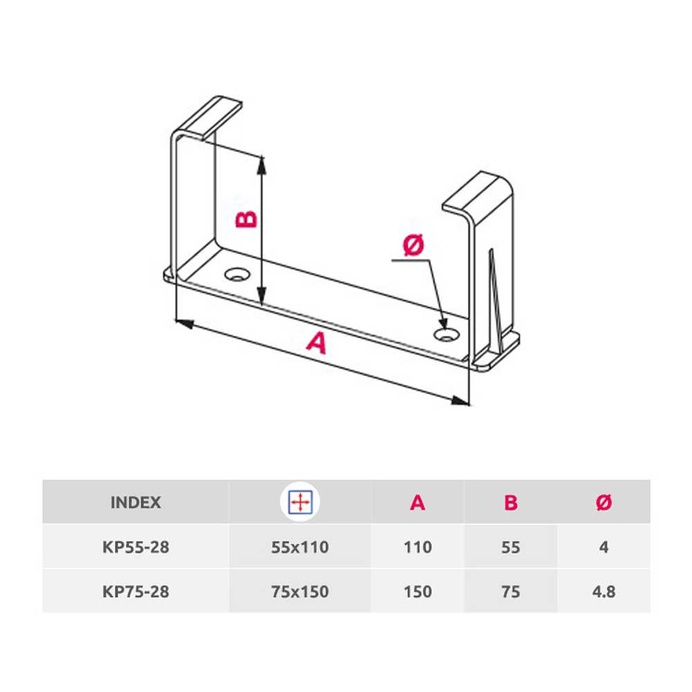 Хомут Awenta KP75-28 ціна 0.00 грн - фотографія 2