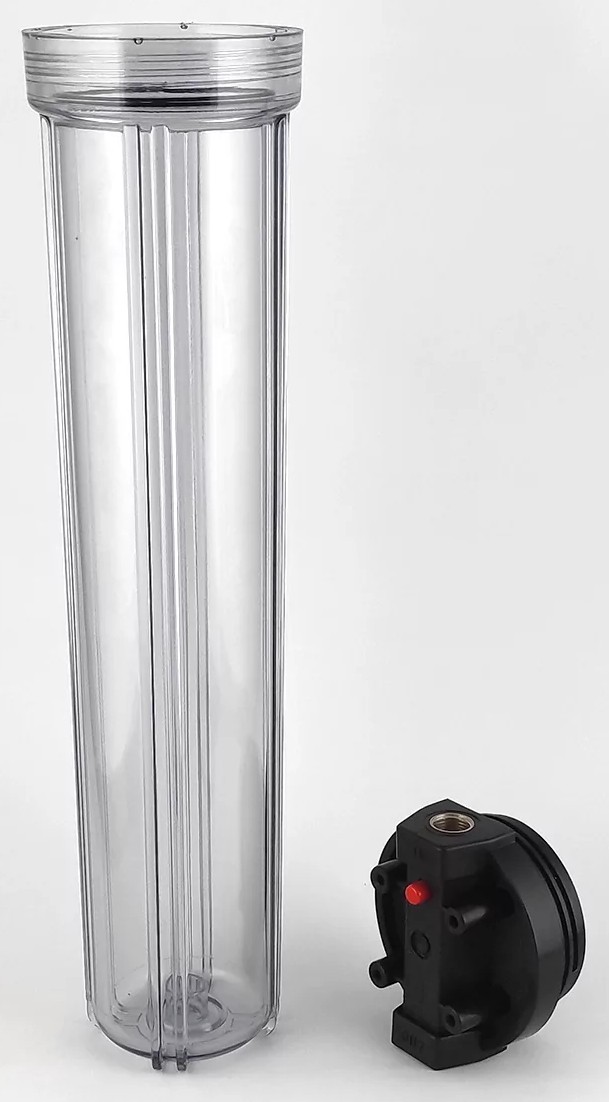 Магістральний фільтр Raifil 20 Slim 1/2" (C890-BK12PR-BN) ціна 1450 грн - фотографія 2