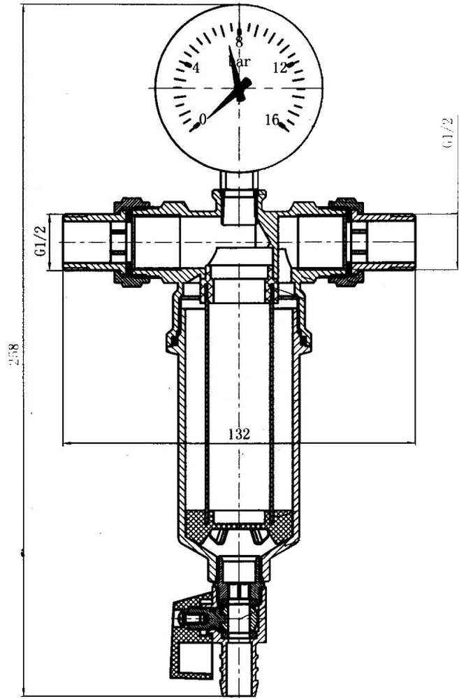 Магистральный фильтр SD Forte 1/2" SF127W15 цена 1297 грн - фотография 2