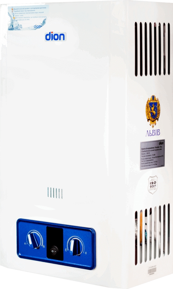 Газовая колонка Dion JSD-10 Премиум (Синяя) в интернет-магазине, главное фото