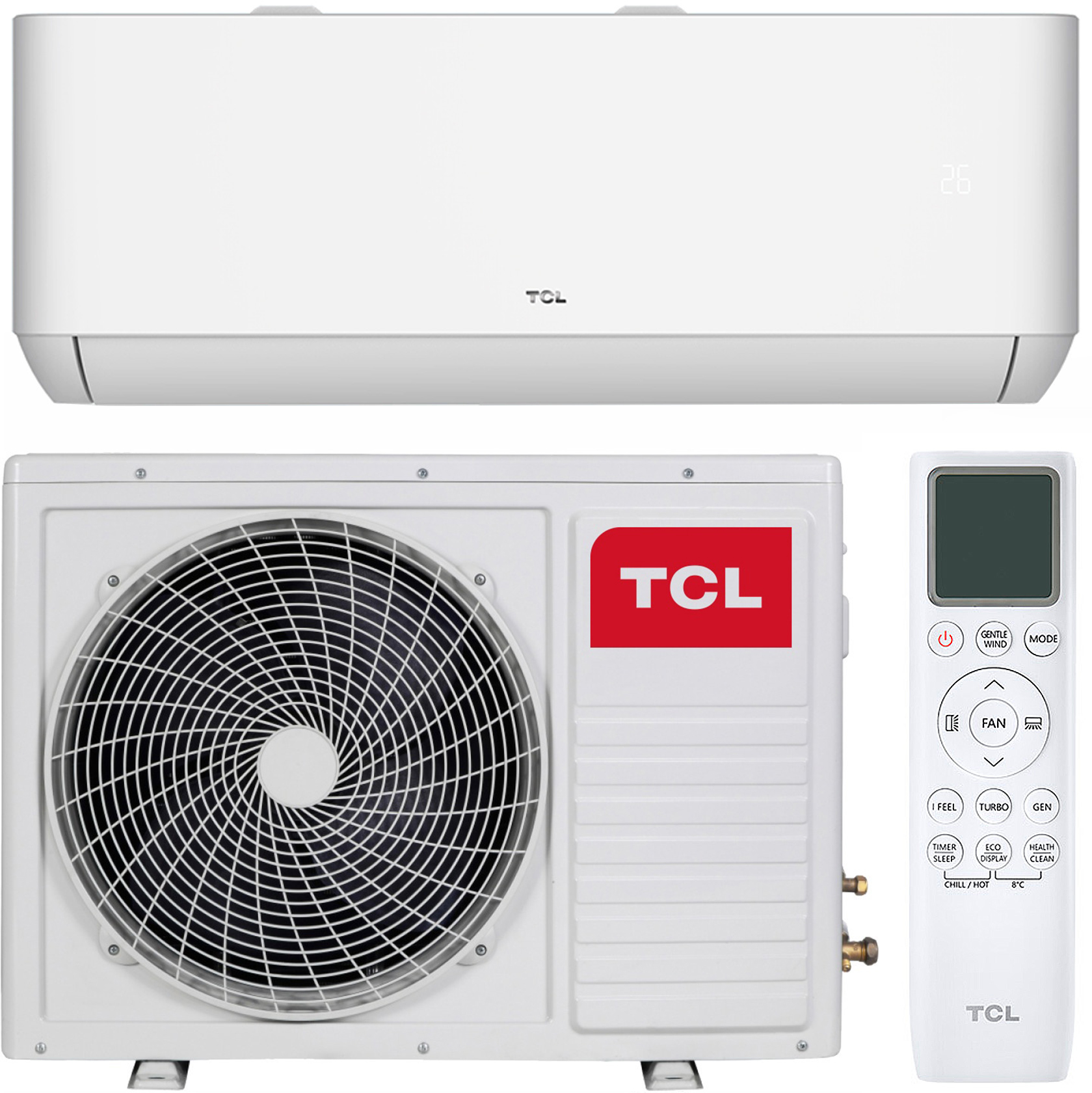 Кондиціонер TCL спліт-система TCL Ocarina TAC-09CHSD/TPG11I Inverter R32 WI-FI