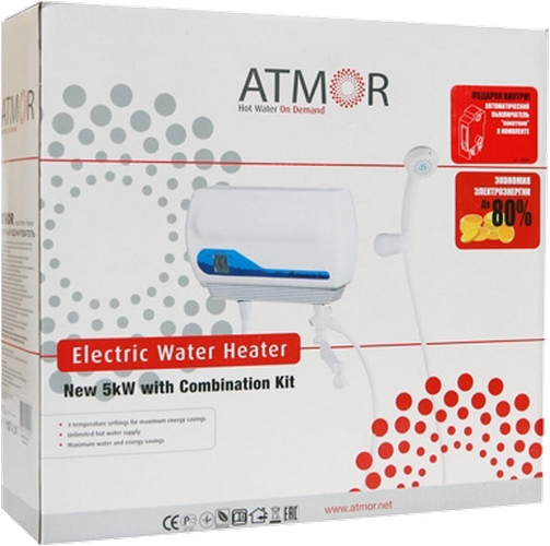 Проточный водонагреватель Atmor New 5 KW Combi внешний вид - фото 9