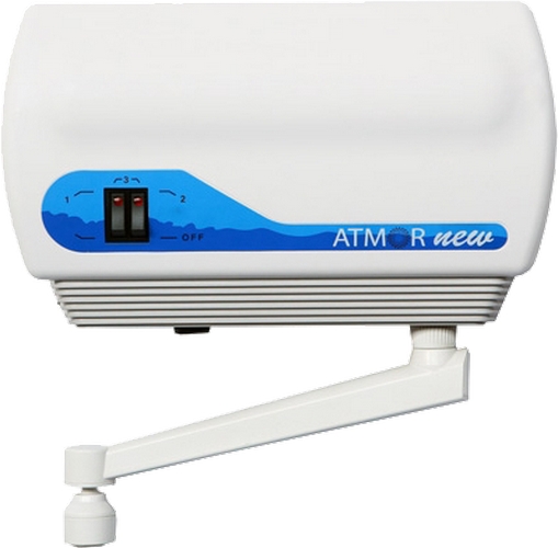 Проточный водонагреватель мощностью 5 киловатт Atmor New 5 KW Tap