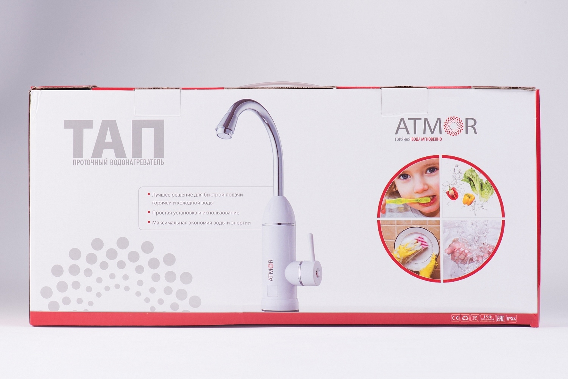 Проточний водонагрівач Atmor Tap 3 KW Tap зовнішній вигляд - фото 9