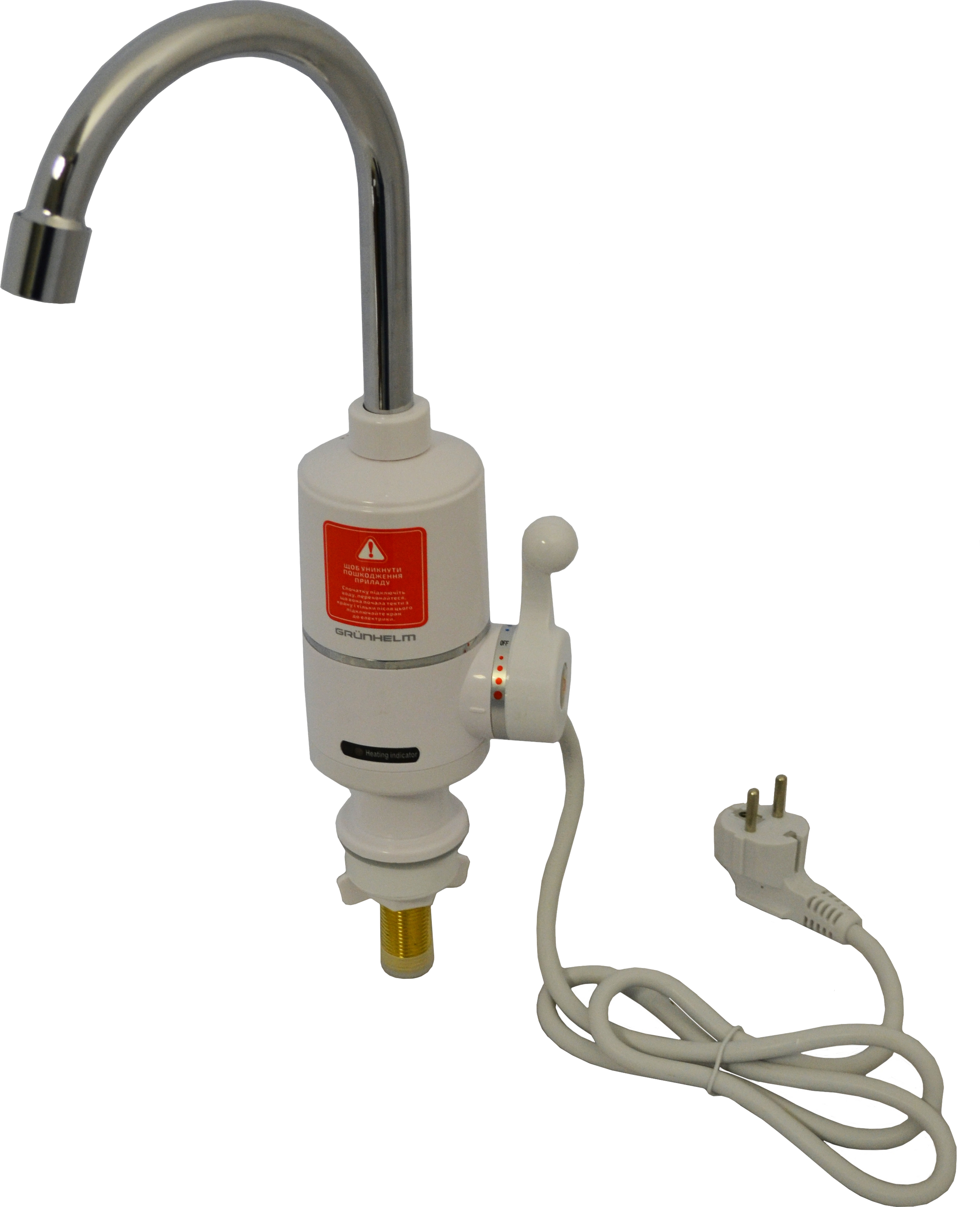 Проточный водонагреватель Grunhelm EWH-1X-3G в интернет-магазине, главное фото