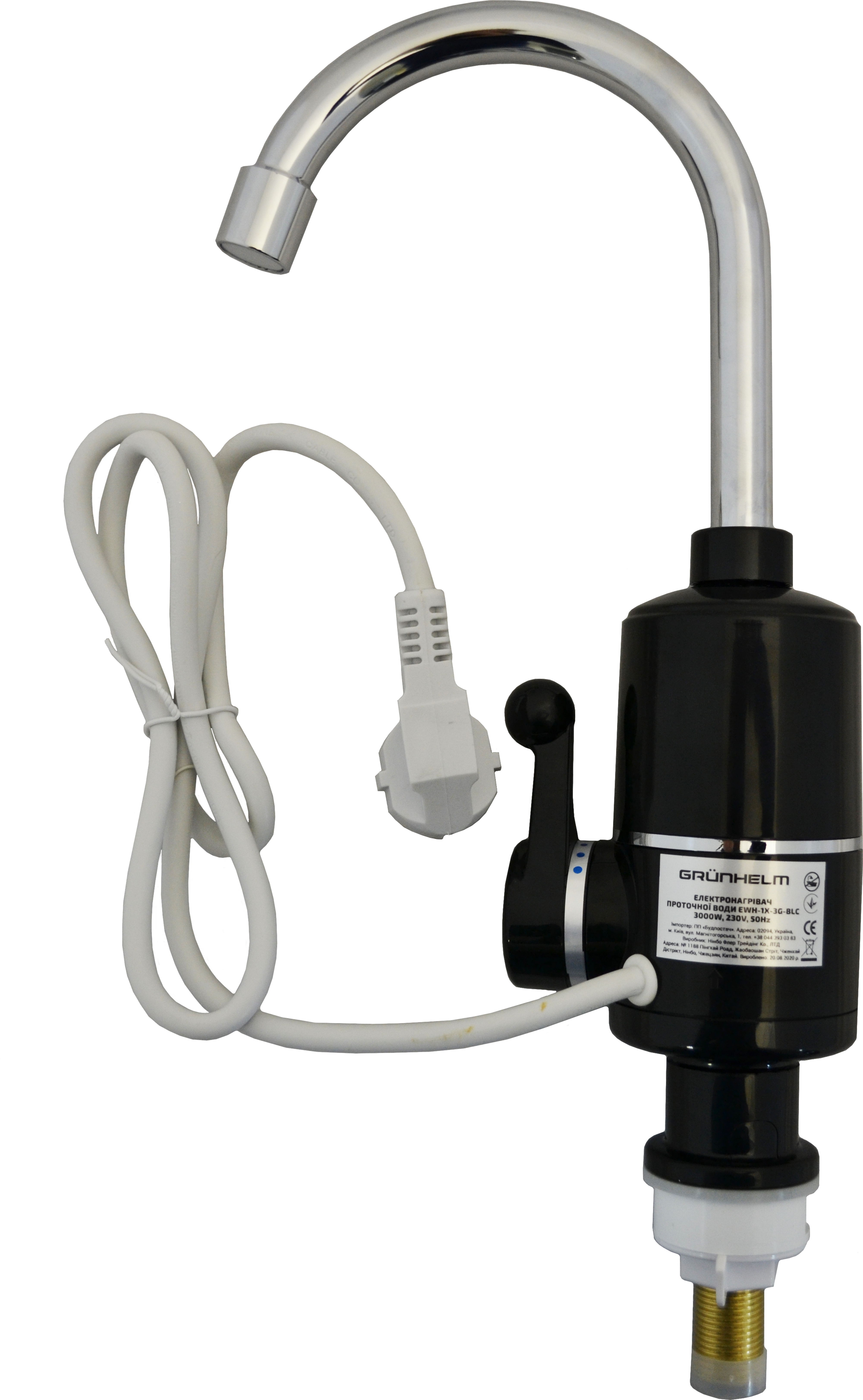 Проточный водонагреватель Grunhelm EWH-1X-3G-BLC отзывы - изображения 5