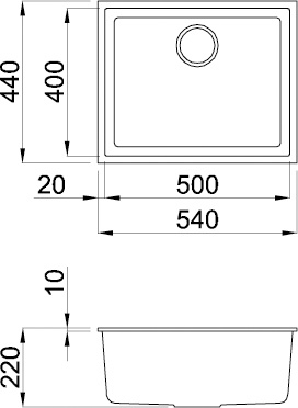 Кухонна мийка Elleci Q 105 under top Titano 68 інструкція - зображення 6