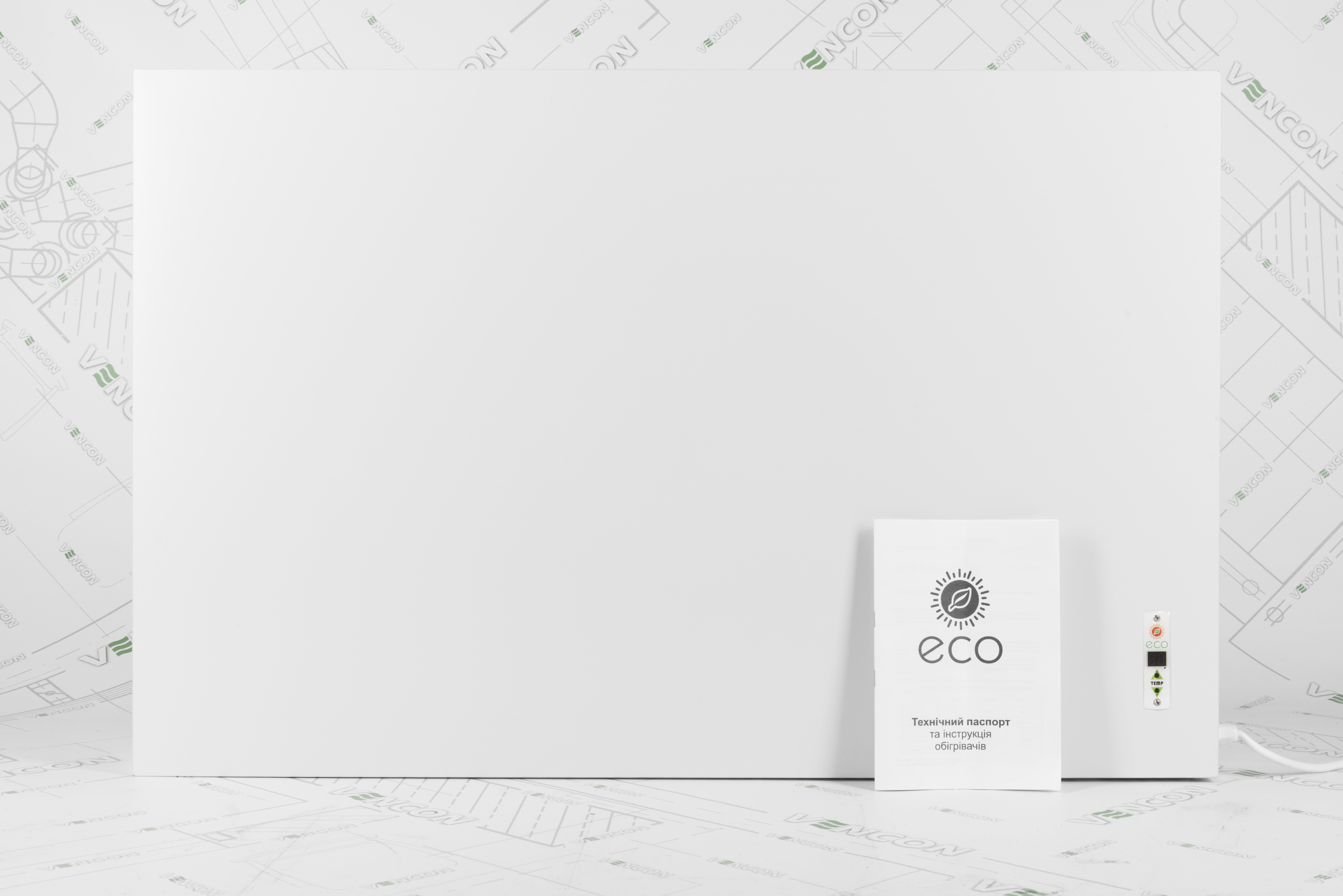 Панельний обігрівач Ecoteplo ECO 1000 Вт зовнішній вигляд - фото 9
