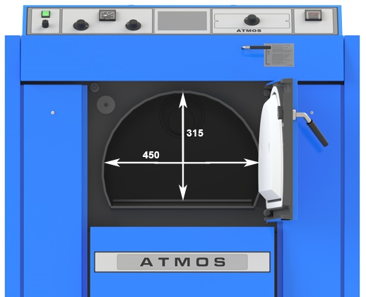 Твердопаливний котел Atmos DC105S ціна 363729 грн - фотографія 2