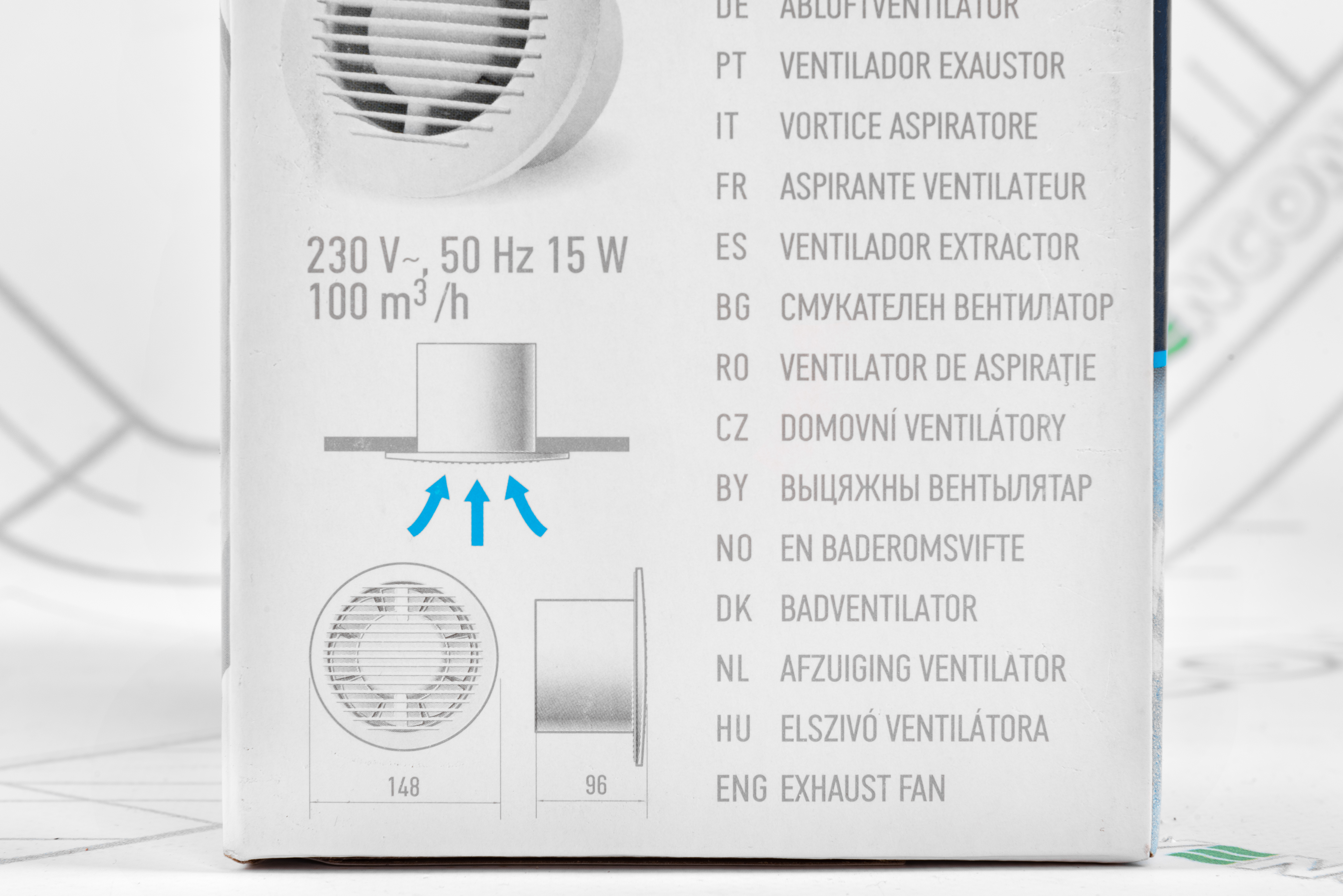 Витяжний вентилятор Europlast EA100HT характеристики - фотографія 7