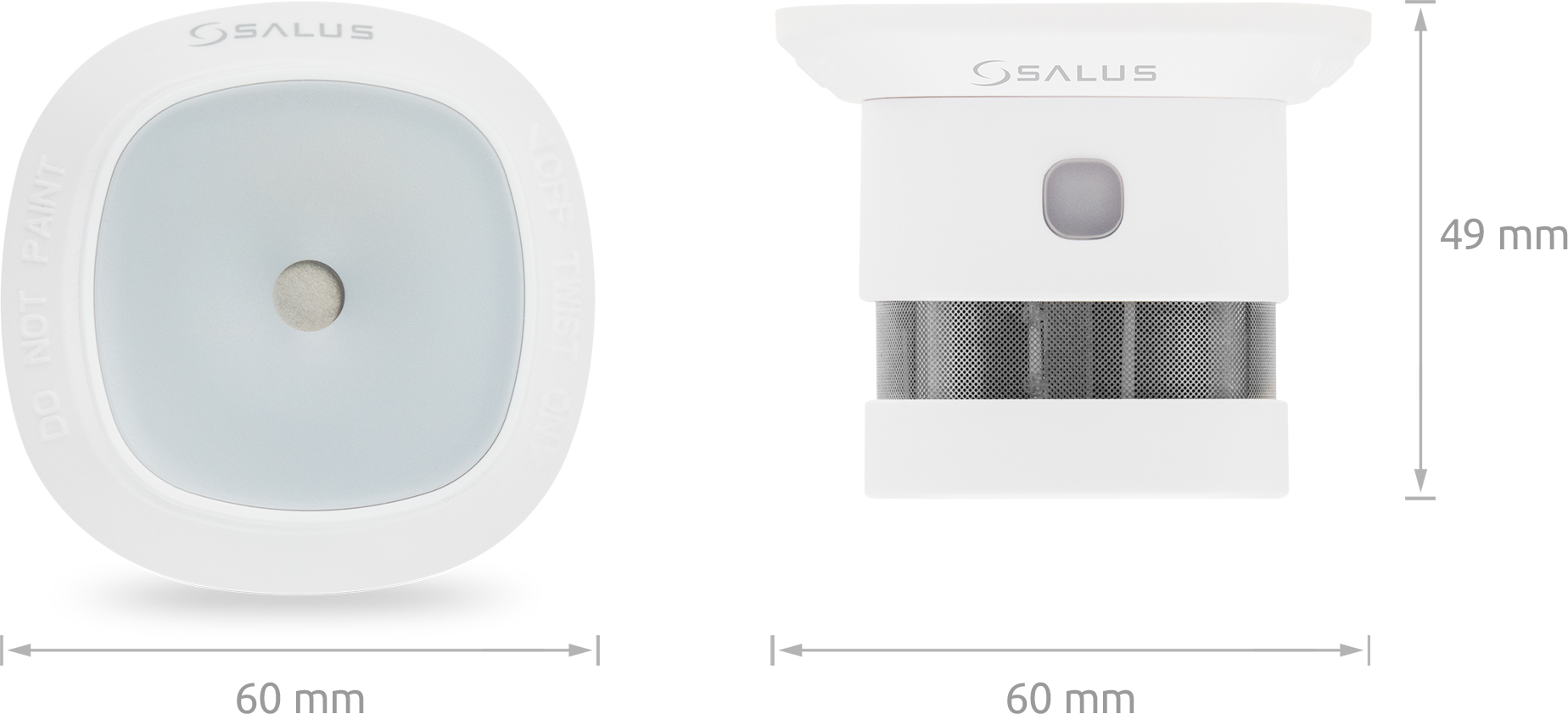 Salus SD600 Габаритні розміри